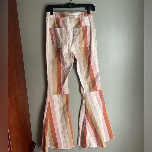 Altar’d State: Super flare striped denim! - Picture 2 of 3